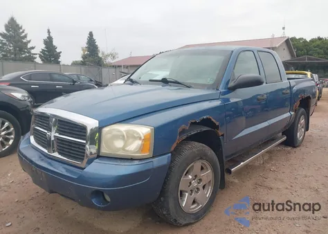 2006 Dodge Dakota Slt из США, поврежденный, VIN 1D7HW48K66S507938